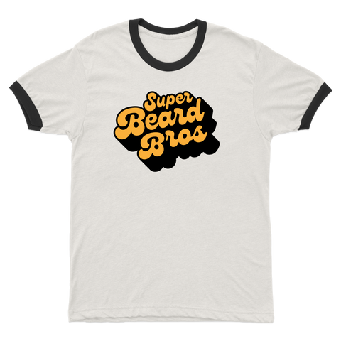 Super Beard Bros Logo Ringer Shirt